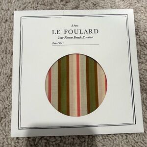 Sezane Le Foulard Stripe Scarf OS NWT
